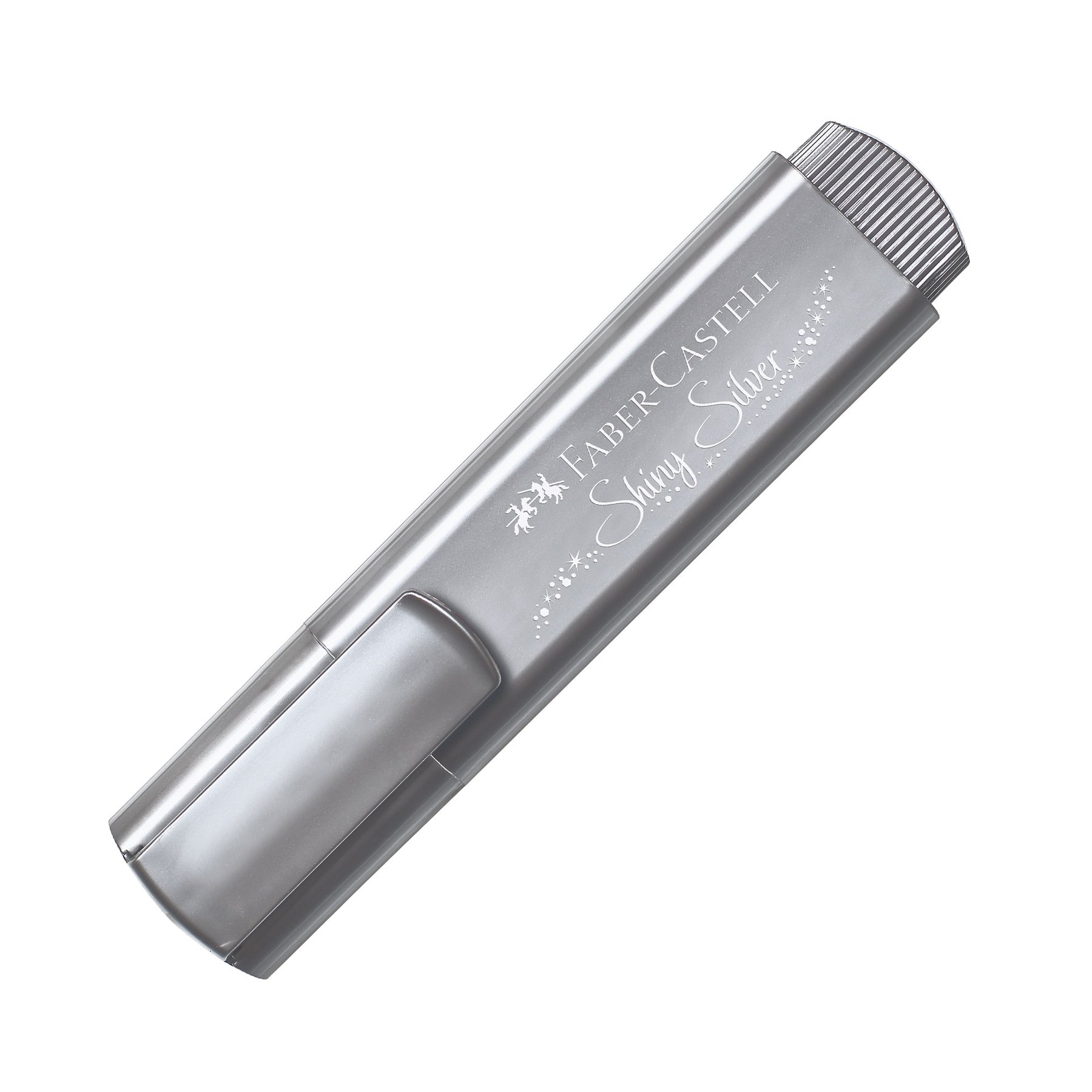 Faber-Castell Текст маркер 1546, металик, сребрист - Image 2