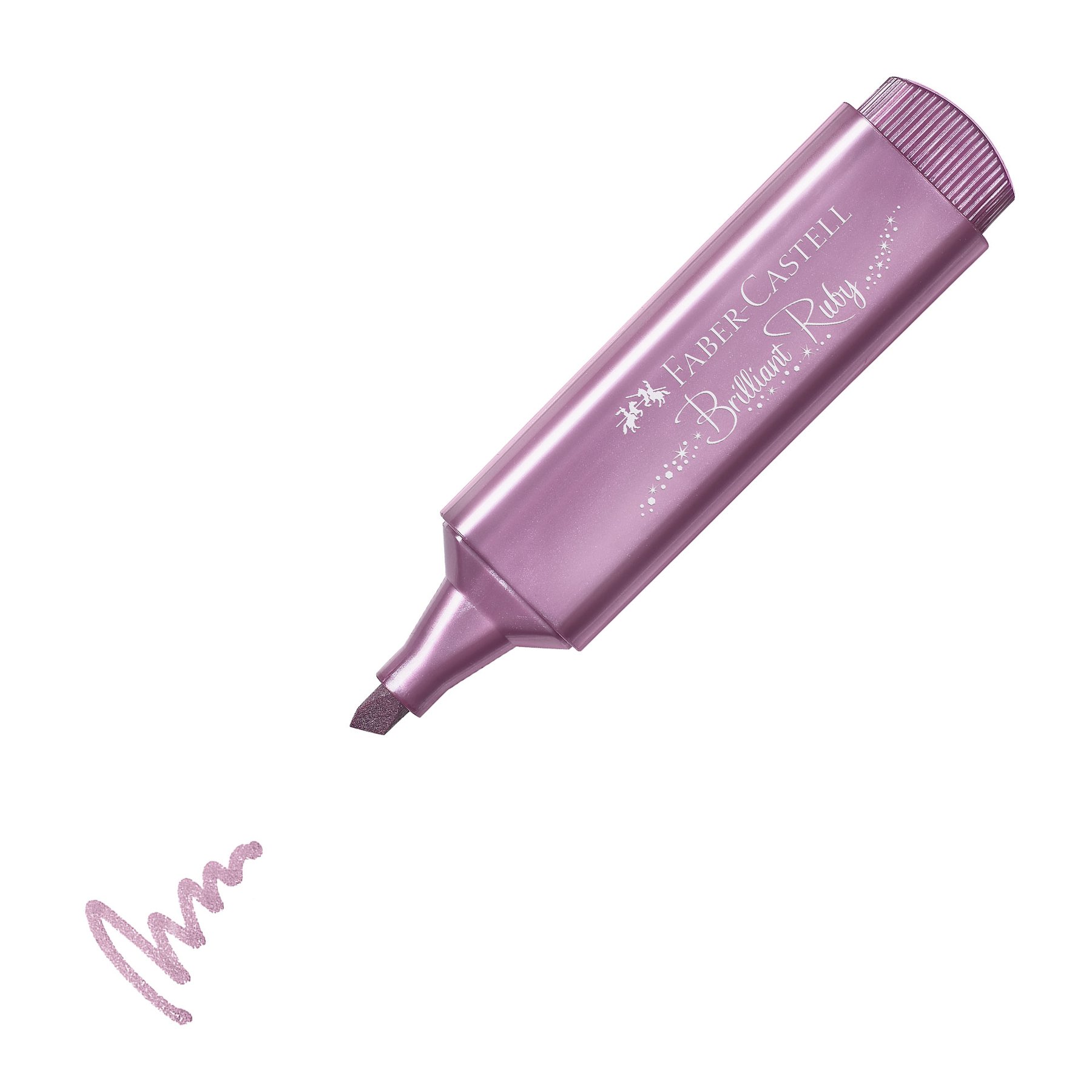 Faber-Castell Текст маркер 1546, металик, рубинов - Image 4