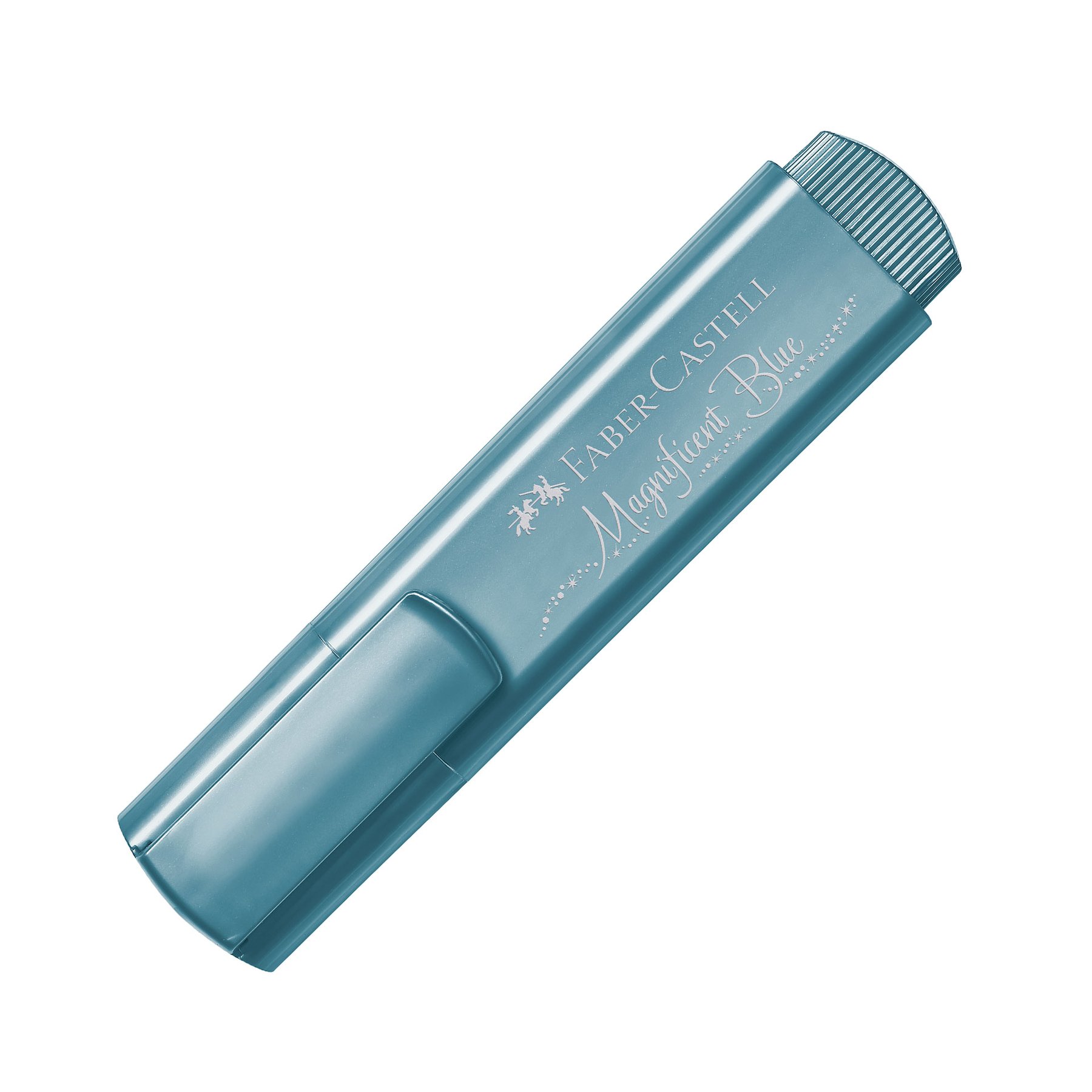 Faber-Castell Текст маркер 1546, металик, син - Image 3