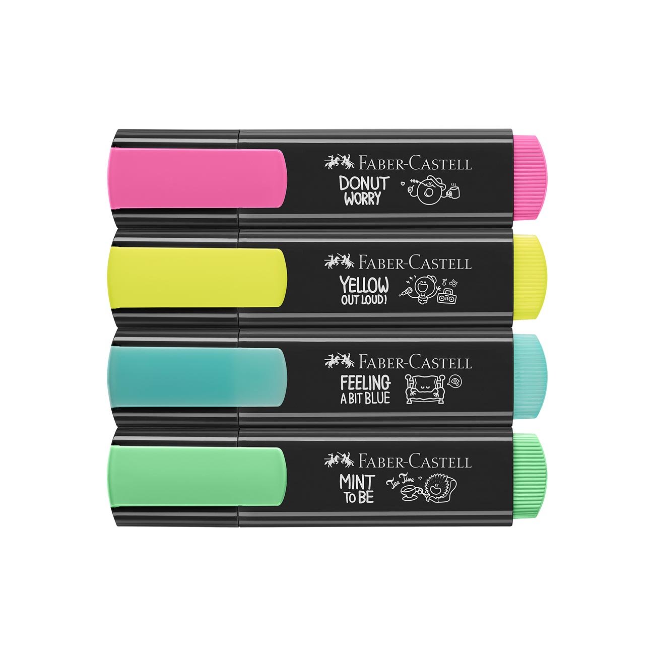 Faber-Castell Текст маркер Graffiti, 4 цвята - Image 2