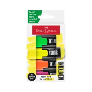 Faber-Castell Текст маркер TXTLNR, мини, неон, 4 цвята