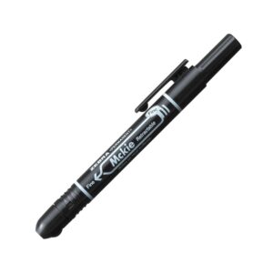 Zebra Перманентен маркер Mckie Retractable, автоматичен, 1.3 mm, черен