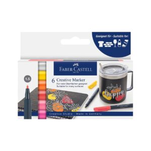 Faber-Castell Маркер Creative, Summer Breeze, объл, 6 цвята