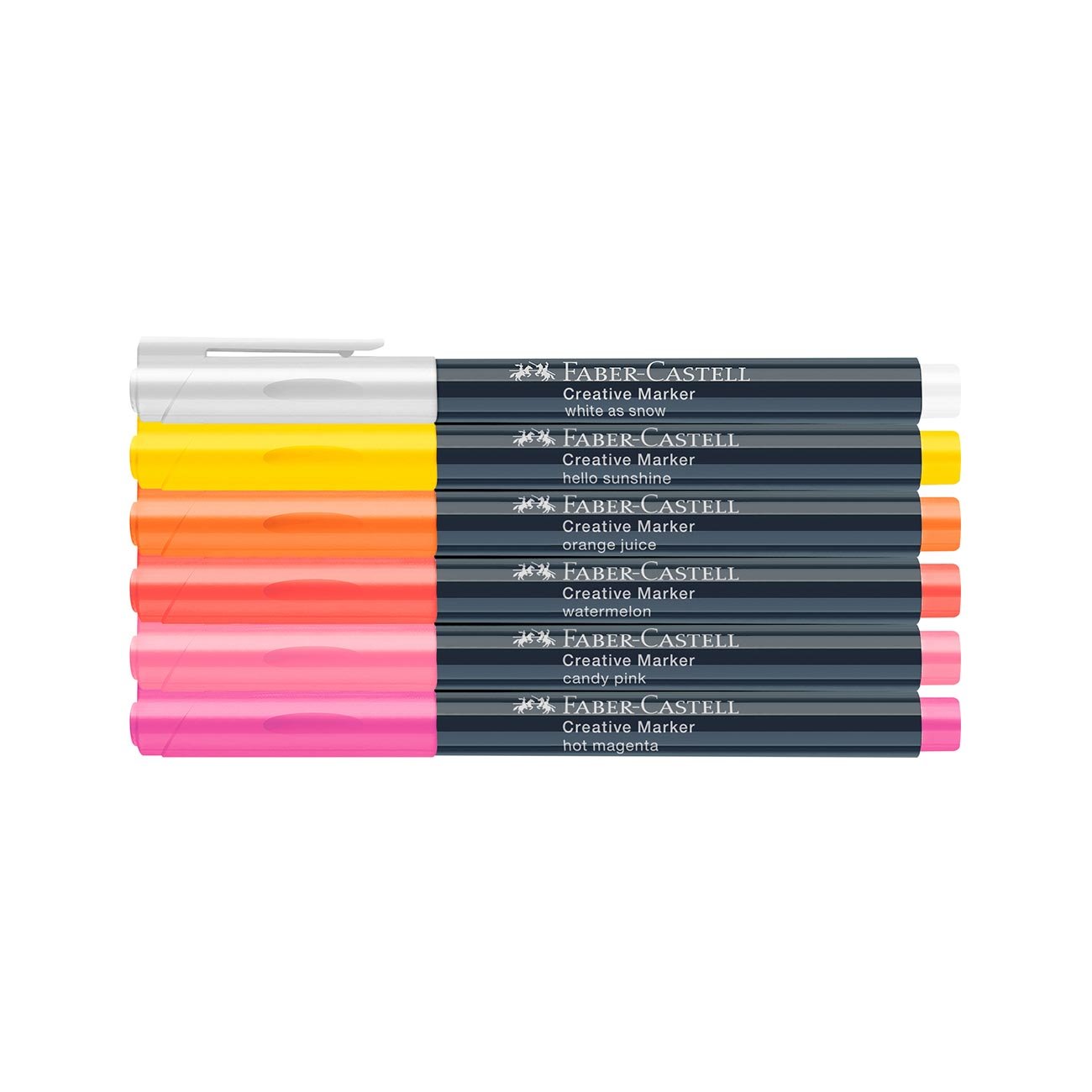 Faber-Castell Маркер Creative, Summer Breeze, объл, 6 цвята - Image 2
