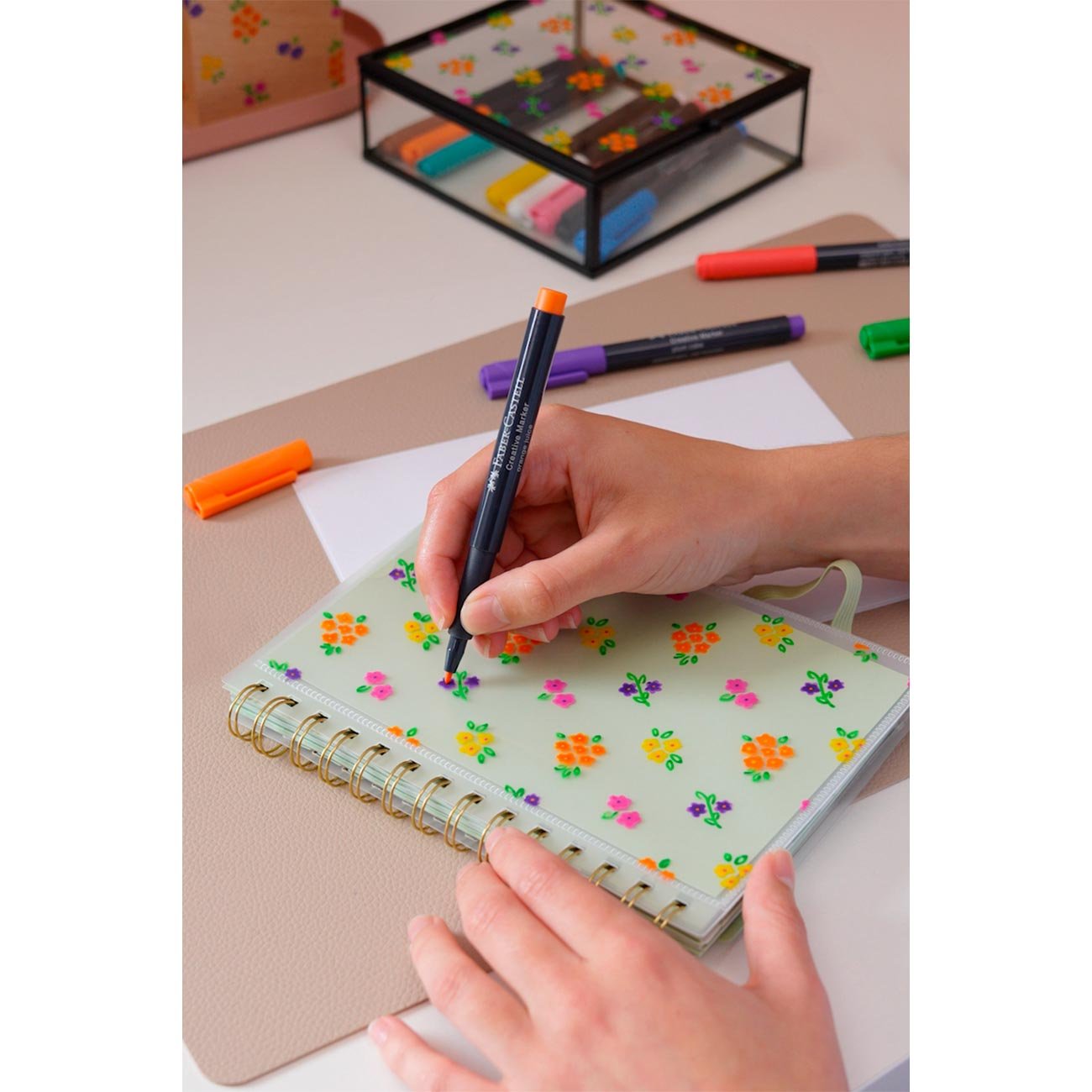 Faber-Castell Маркер Creative, Summer Breeze, объл, 6 цвята - Image 3