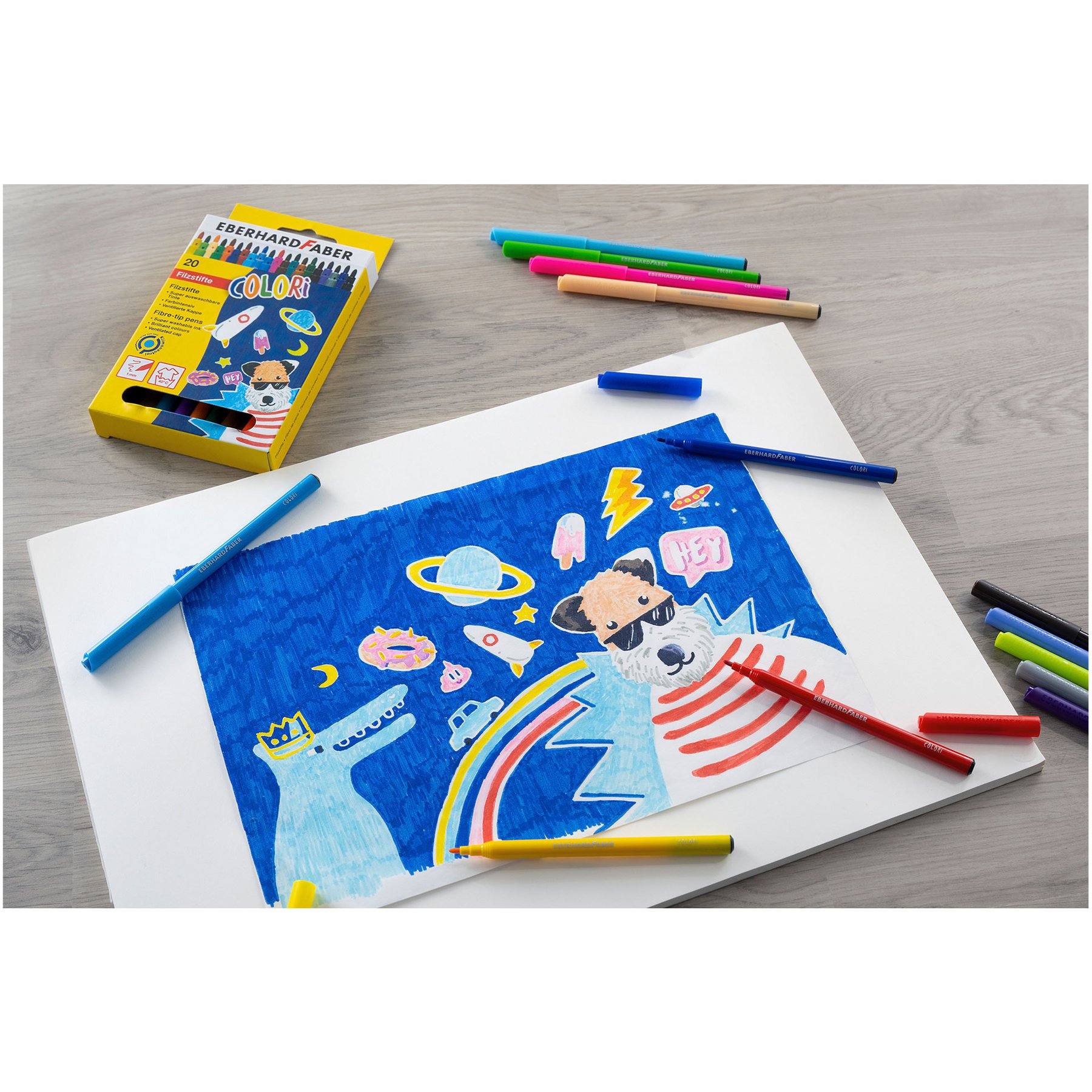 Eberhard Faber Флумастери, 10 цвята - Image 3