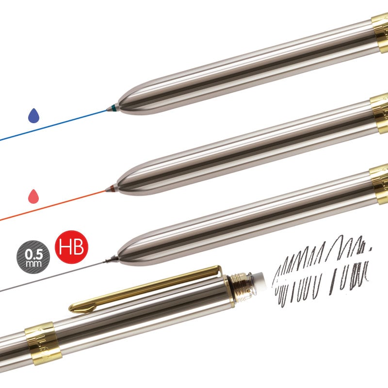 Milan Пишещо средство 4 в 1, метално, в кутия - Image 3