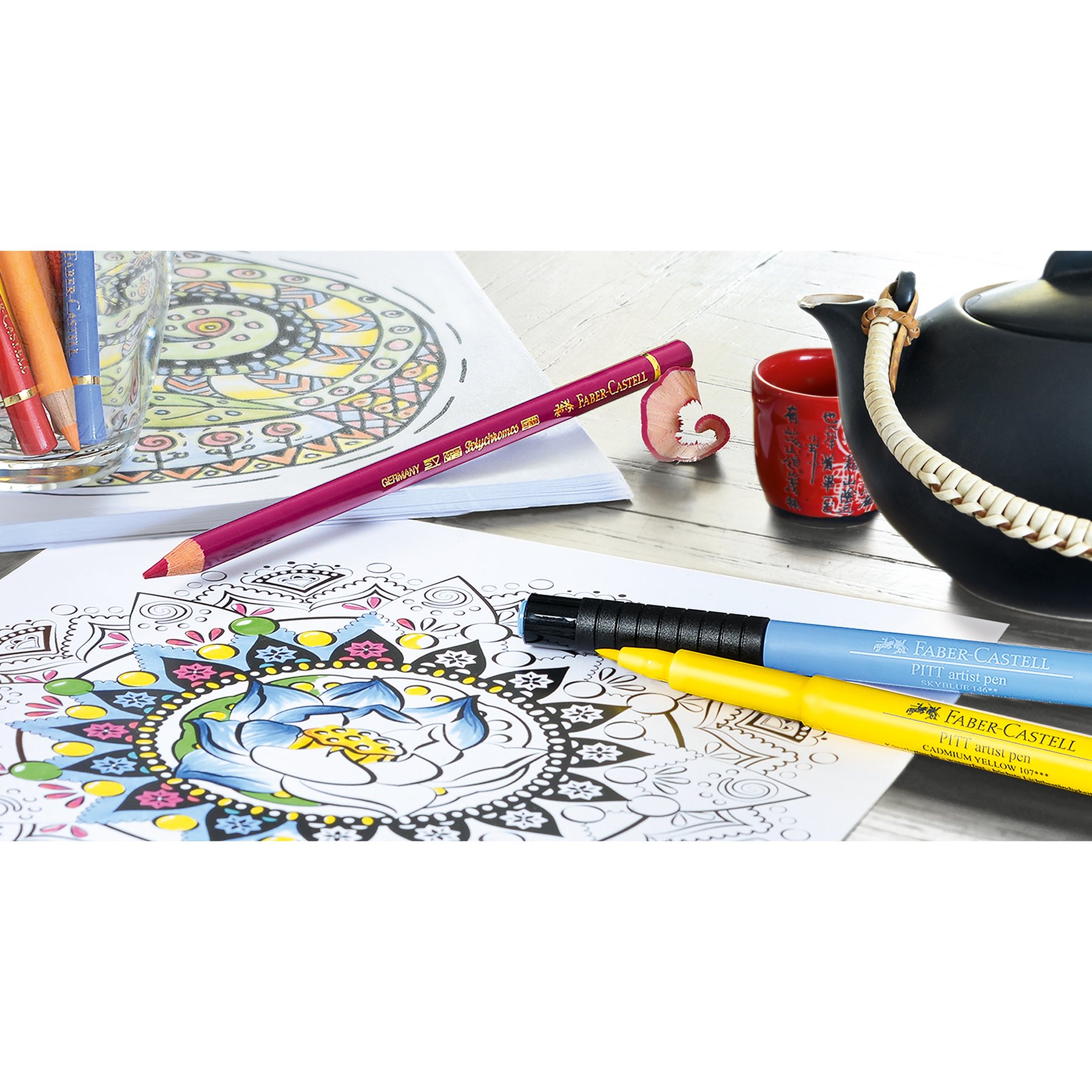 Faber-Castell Цветен молив Polychromos, № 153, тюркоазен кобалт - Image 2