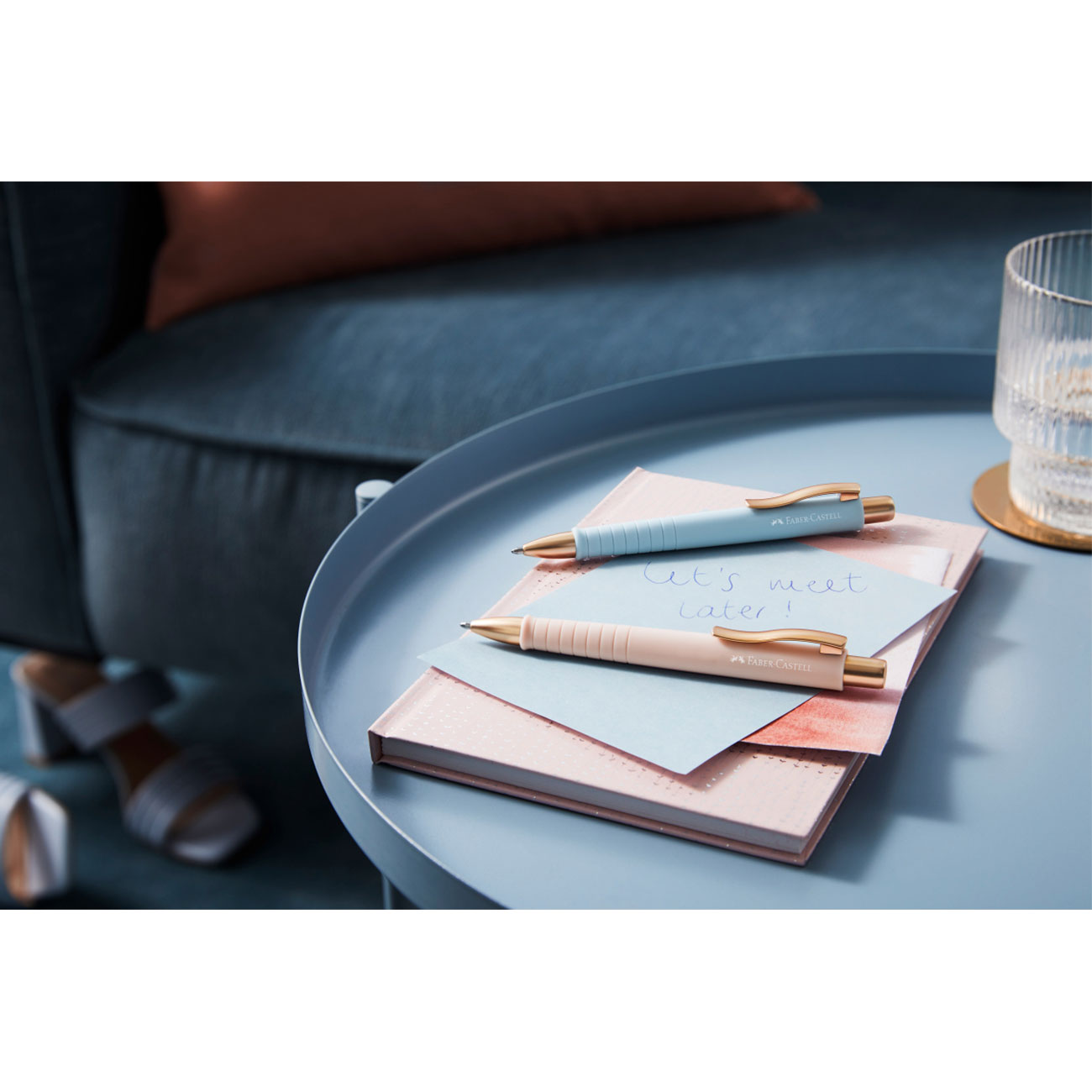 Faber-Castell Химикалка Poly Ball Urban, бледорозова - Image 2