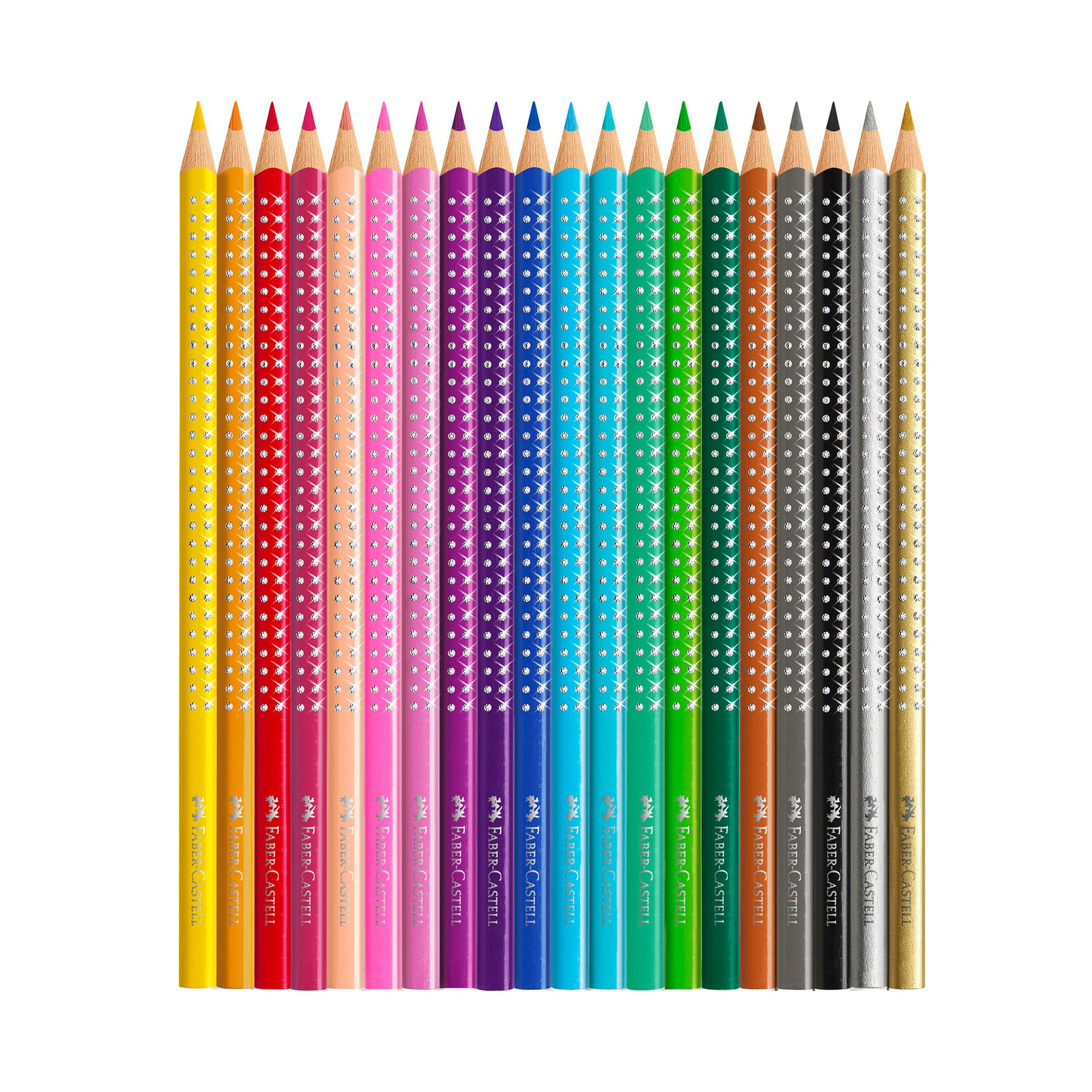 Faber-Castell Цветни моливи Sparkle, 20 цвята, с острилка - Image 2