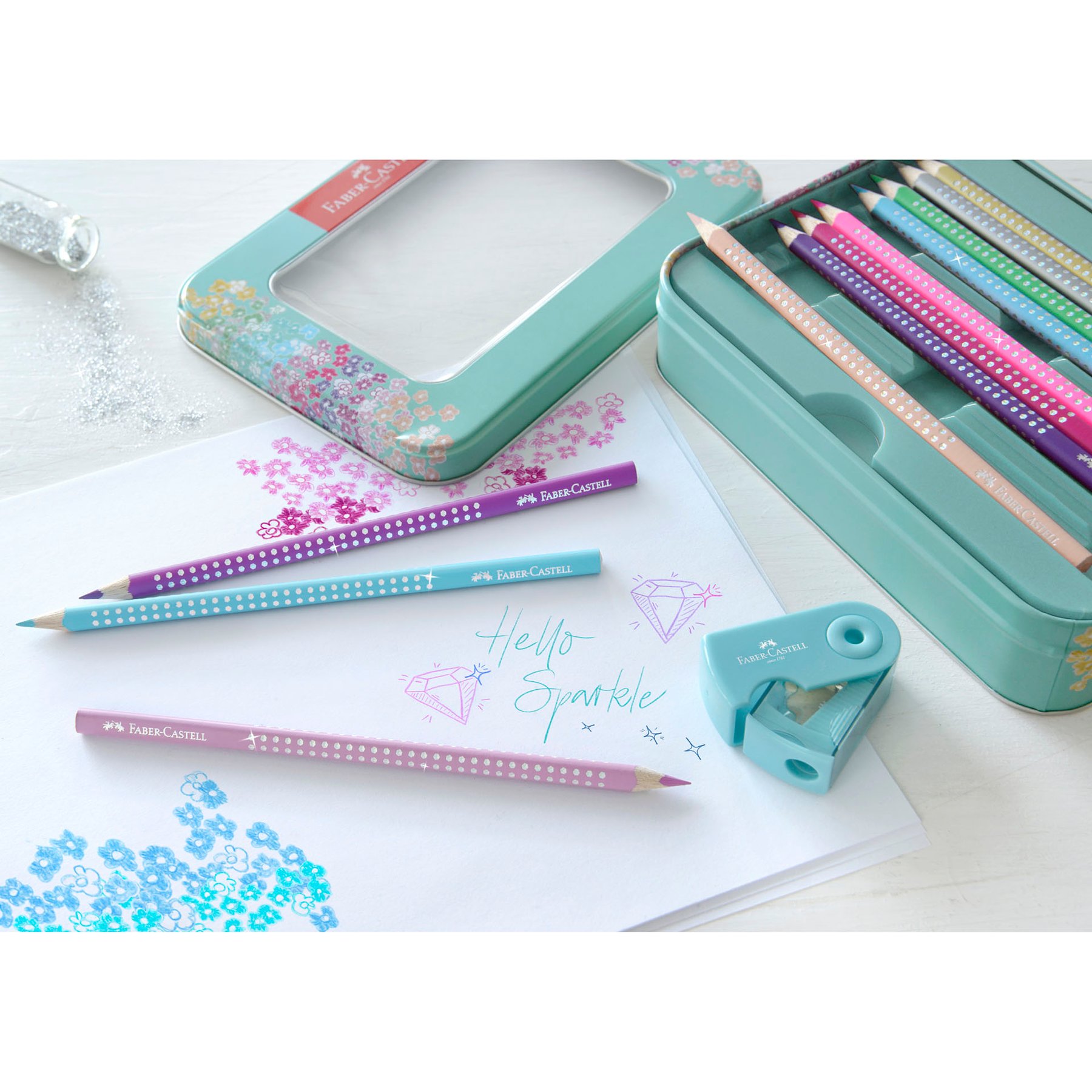 Faber-Castell Цветни моливи Sparkle, 20 цвята, с острилка - Image 5