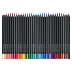 Faber-Castell Цветни моливи Black Edition, 36 цвята