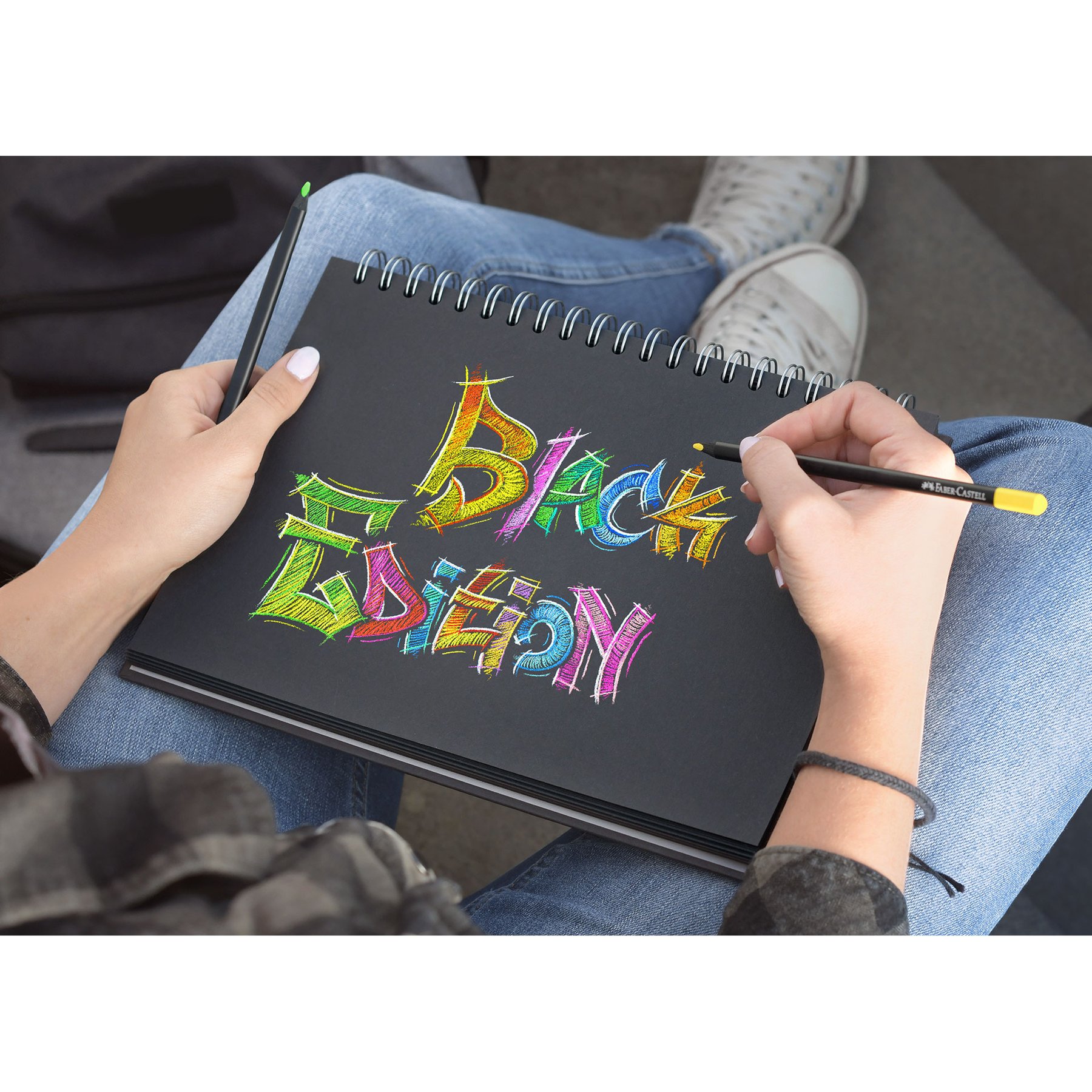 Faber-Castell Цветни моливи Black Edition, 36 цвята - Image 6