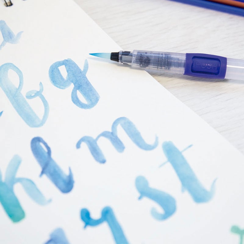 Milan Цветни акварелни моливи, 3.5 mm, 5 цвята, с включена четка - Image 3