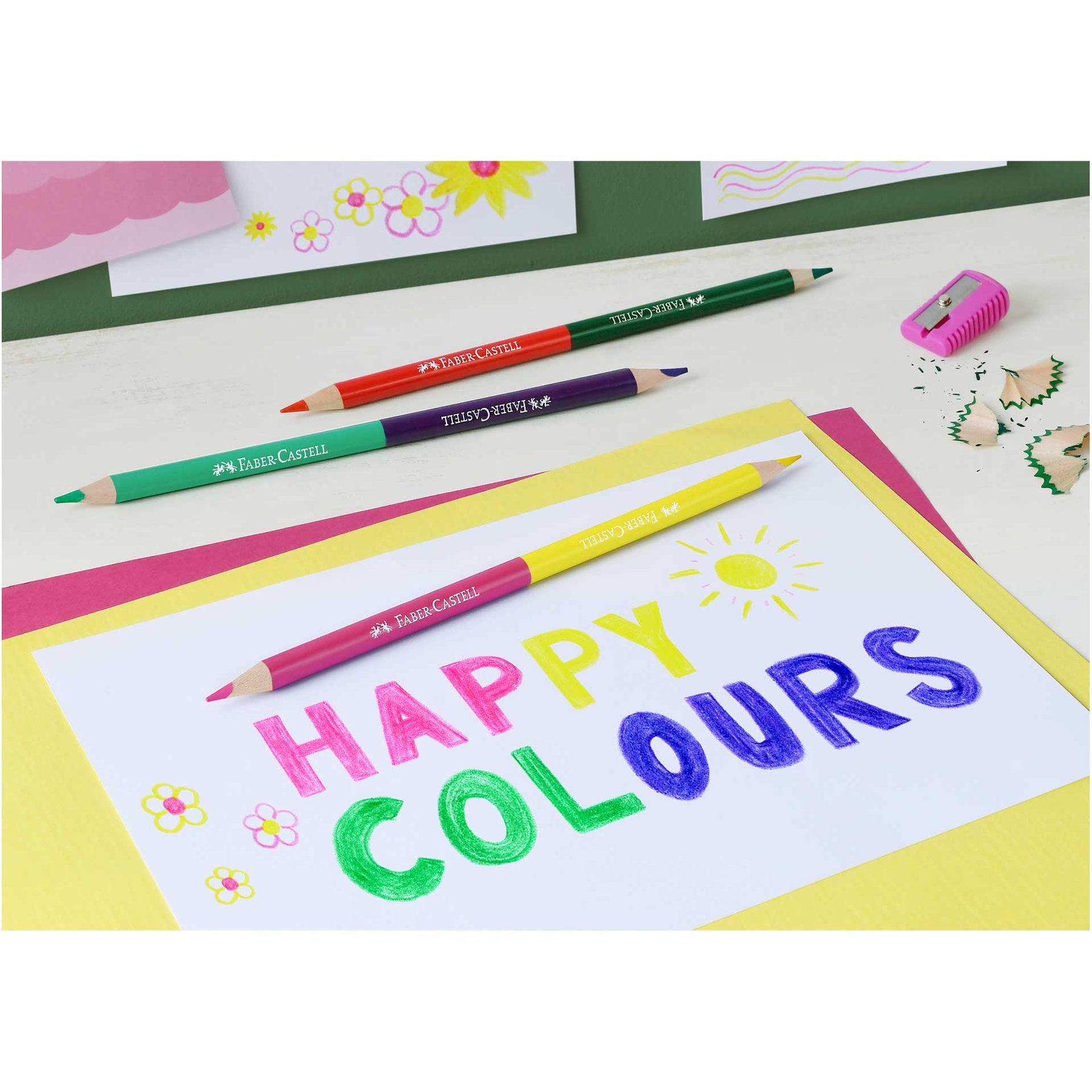 Faber-Castell Цветни моливи Замък 36+6+1 цвята, с включена острилка - Image 3