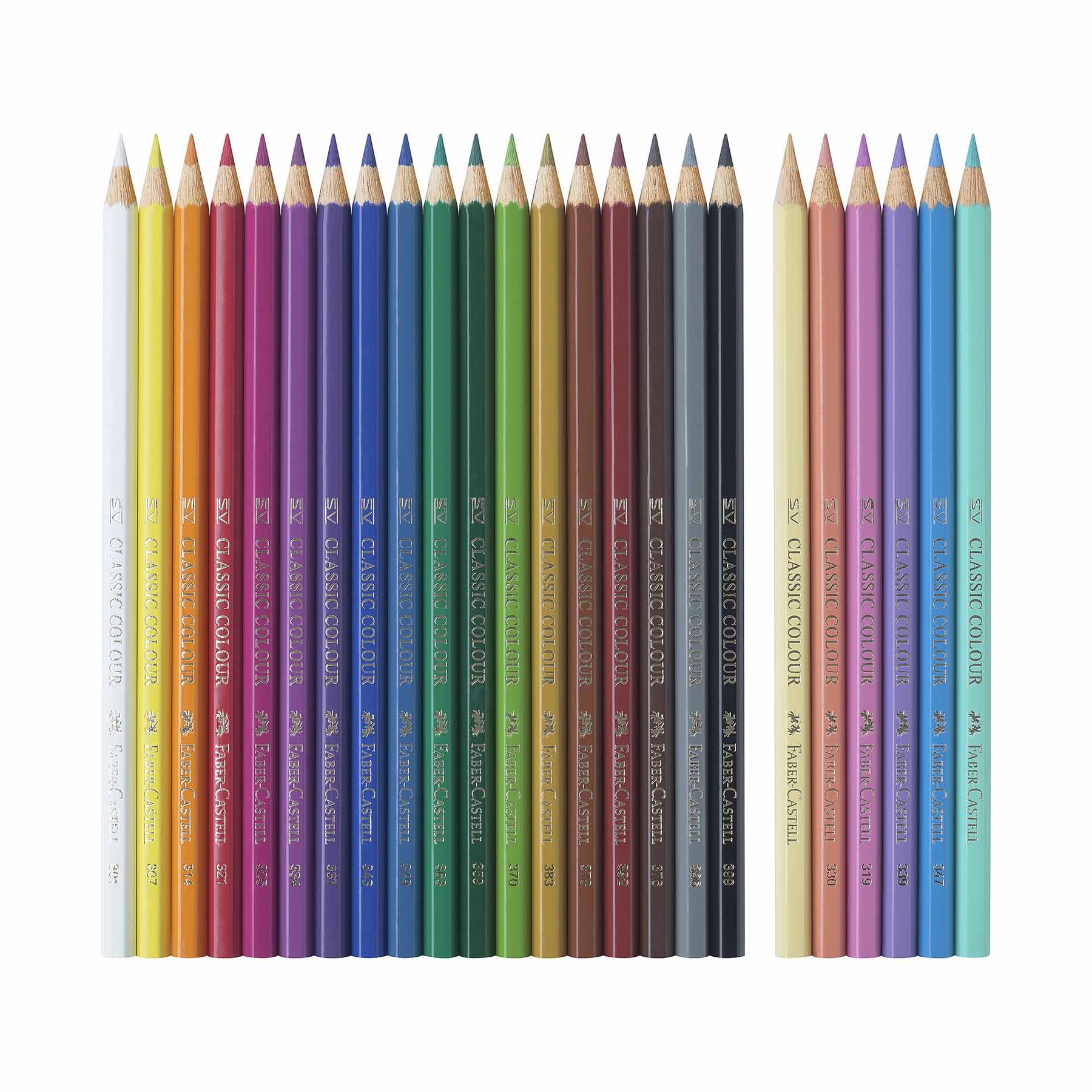 Faber-Castell Цветни моливи Еднорог, 18 стандартни и 6 пастелни цвята - Image 2