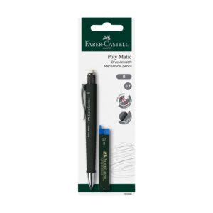 Faber-Castell Автоматичен молив Poly Matic, 0.7 mm, с включени графити, асорти