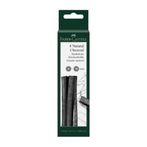Faber-Castell Натурален въглен Pitt, 9-15 mm, в блистер
