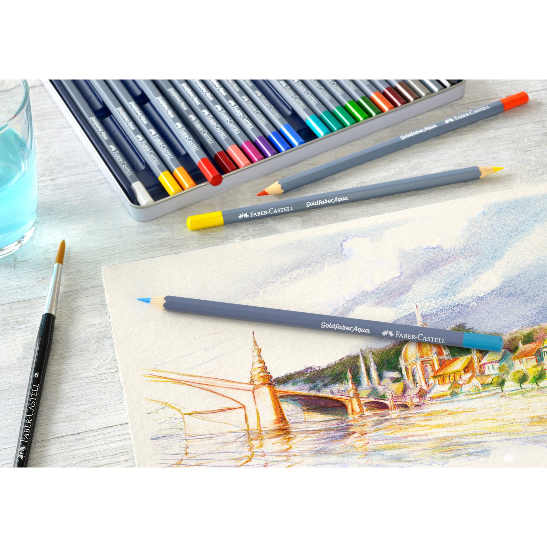 Faber-Castell Модул Goldfaber Aqua, 720 пастелни молива, в дисплей - Image 2