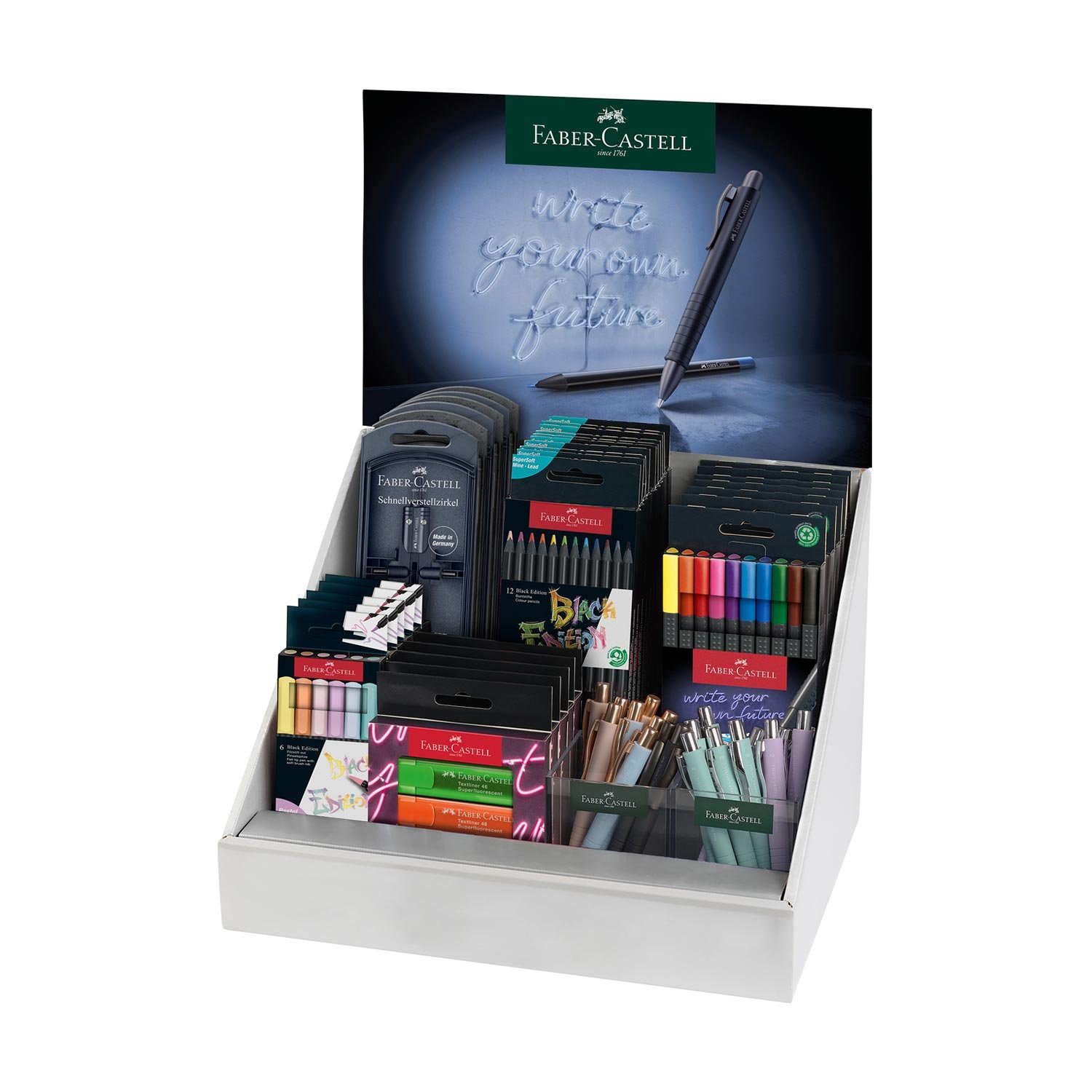 Faber-Castell Дисплей Write your own future, с микс продукти