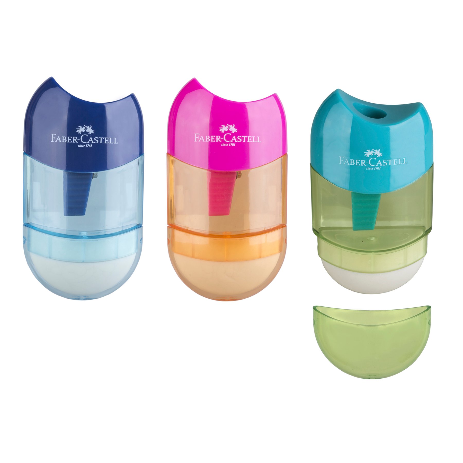 Faber-Castell Острилка Trend, с гума, асорти цветове - Image 2