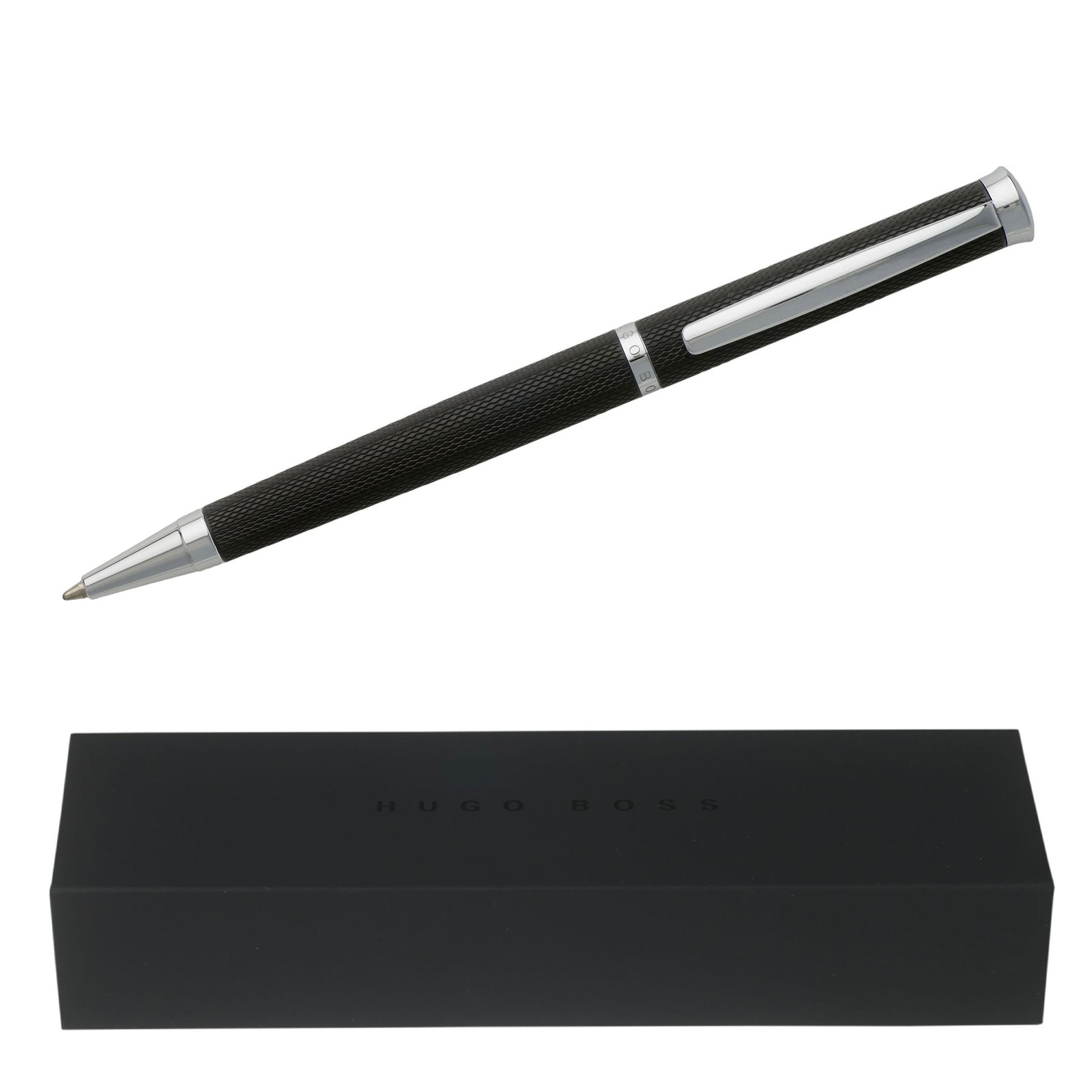 Hugo Boss Химикалка Sophisticated, в кутия, черна - Image 4