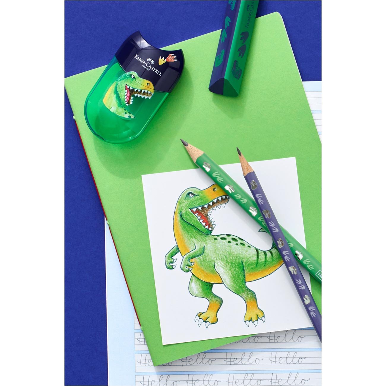 Faber-Castell Острилка Динозавър, двойна - Image 3