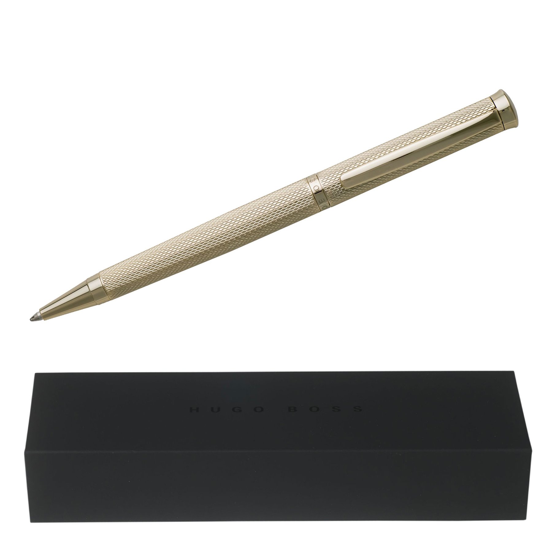 Hugo Boss Химикалка Sophisticated, в кутия, златиста - Image 4
