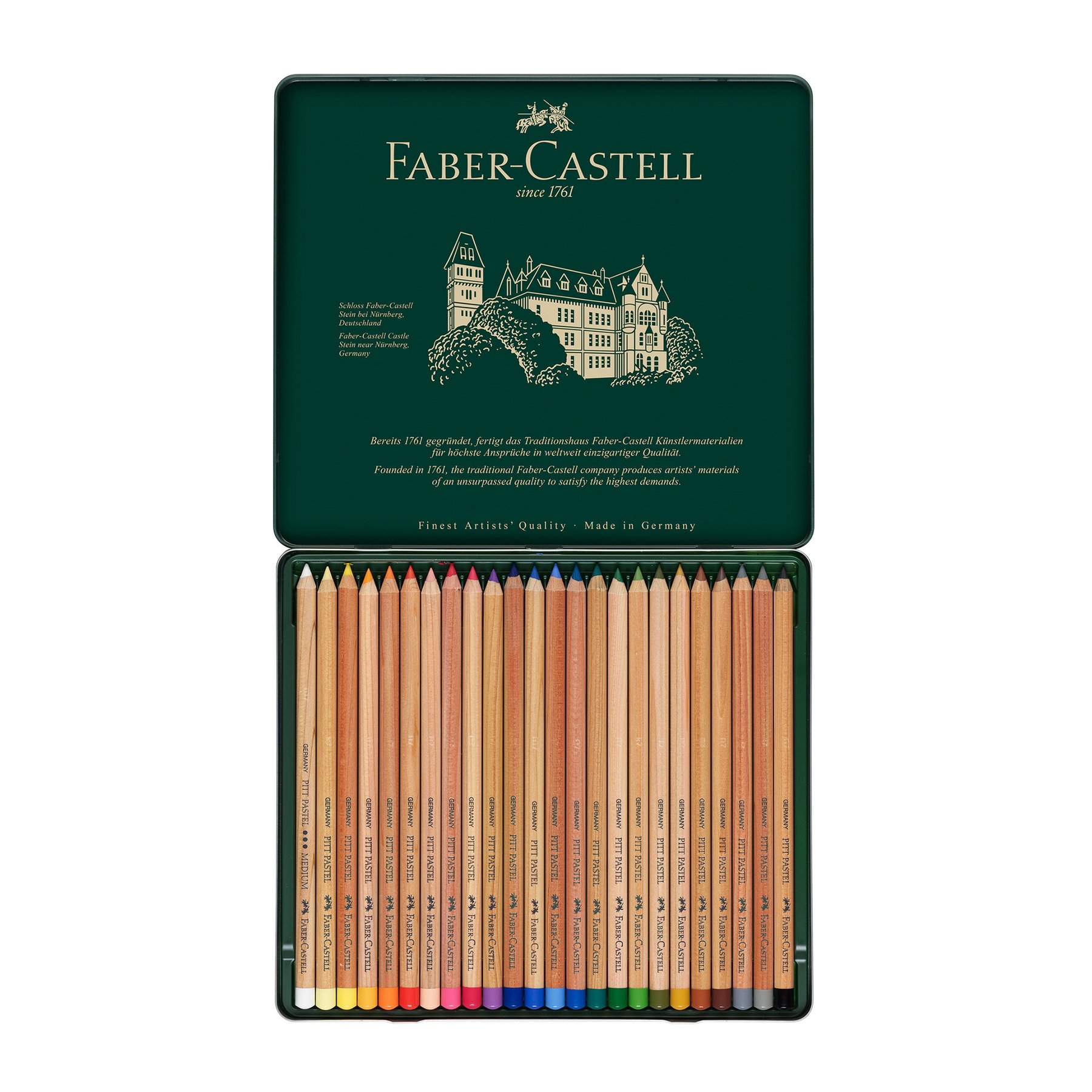 Faber-Castell Цветни моливи Pitt Pastel, 24 цвята - Image 2