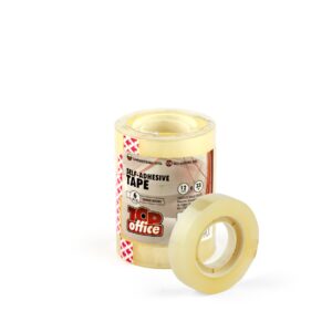 Top Office Тиксо, 12 mm x 33 m, безцветно, 6 броя