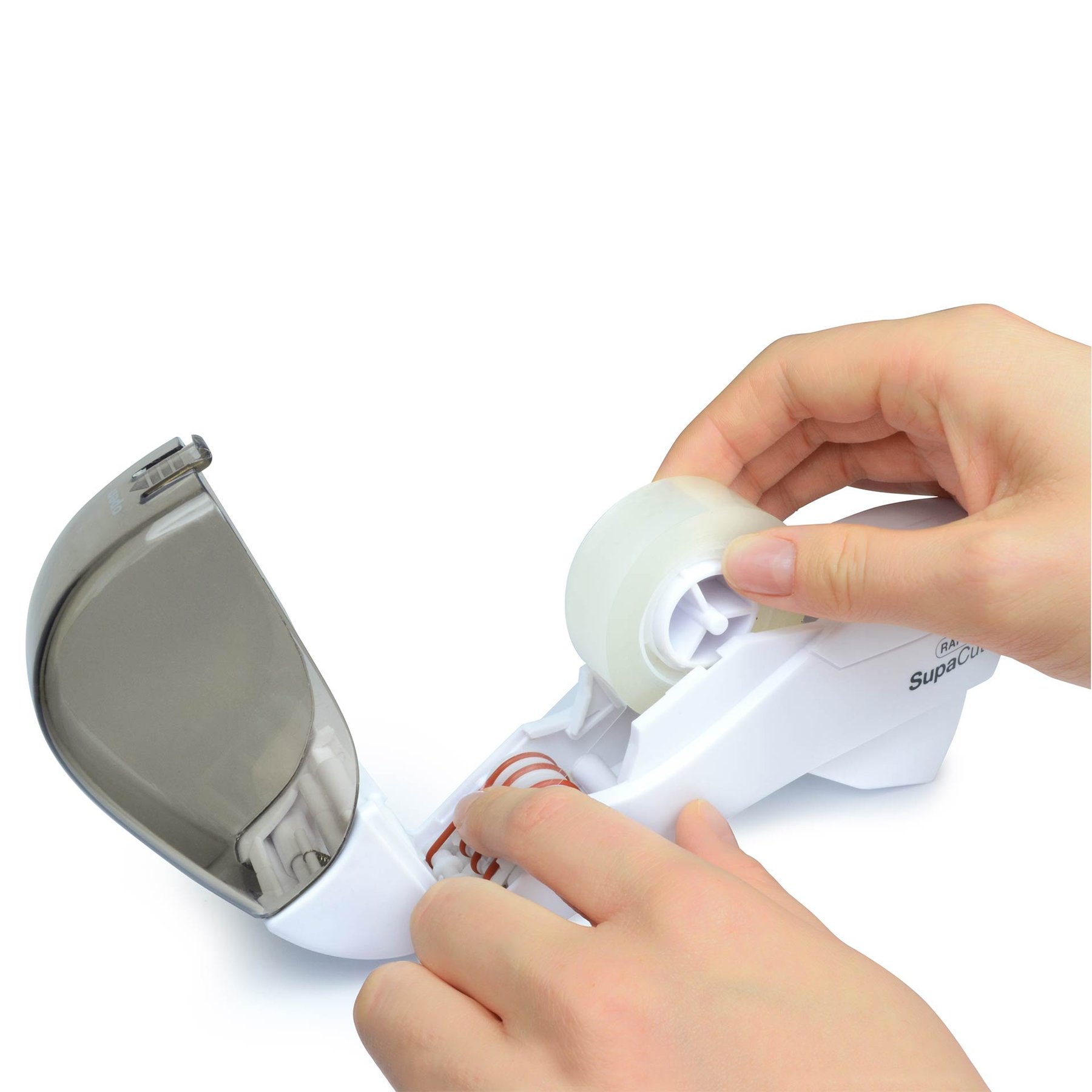 Rapesco Диспенсър за тиксо, Supacut, автоматичен, бял - Image 3