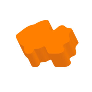 Stick&apos;n Самозалепващи се листчета Риба, 31 x 44 mm, оранжеви, 200 листа