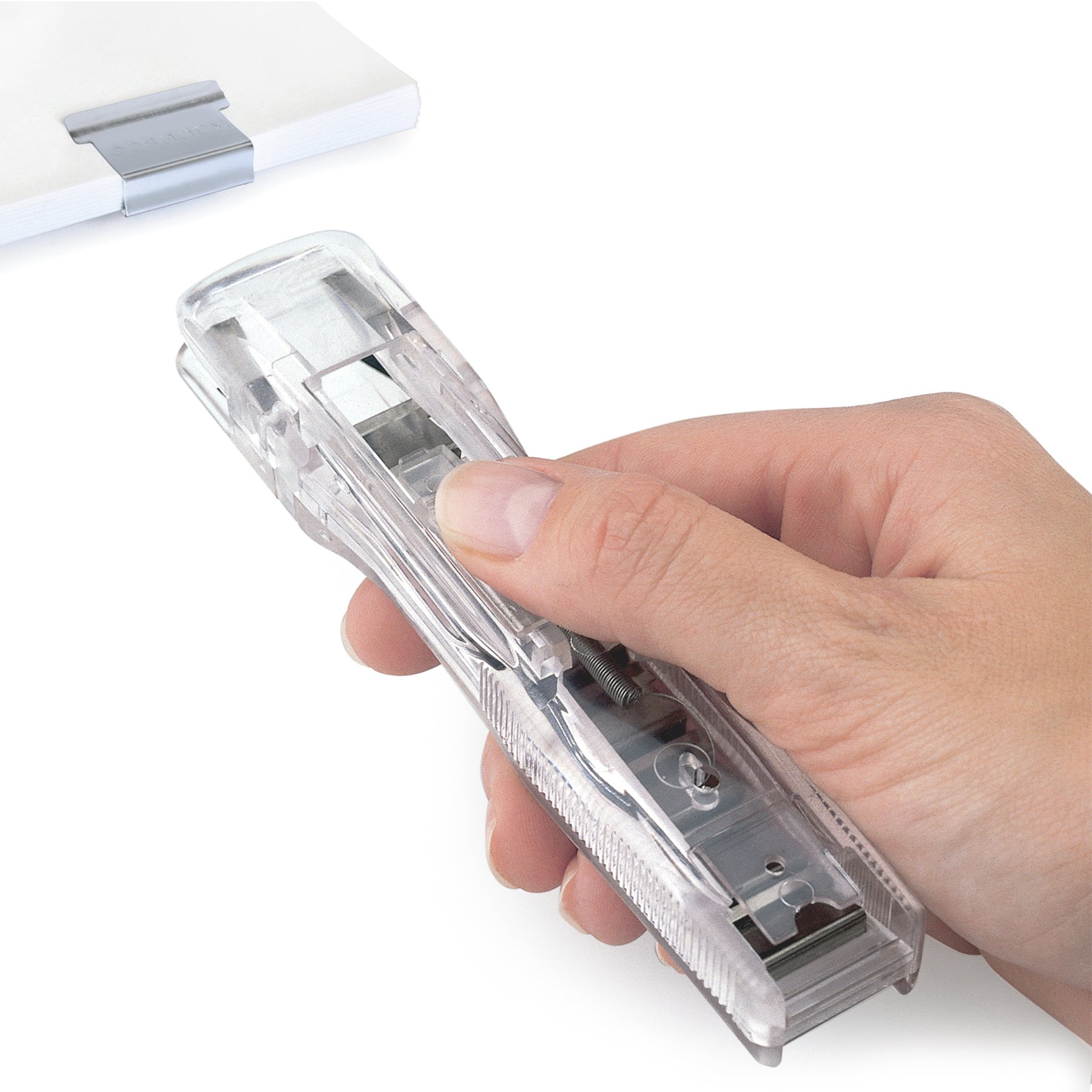 Rapesco Диспенсър Supaclip 60, с 8 метални клипса за 60 листа - Image 2