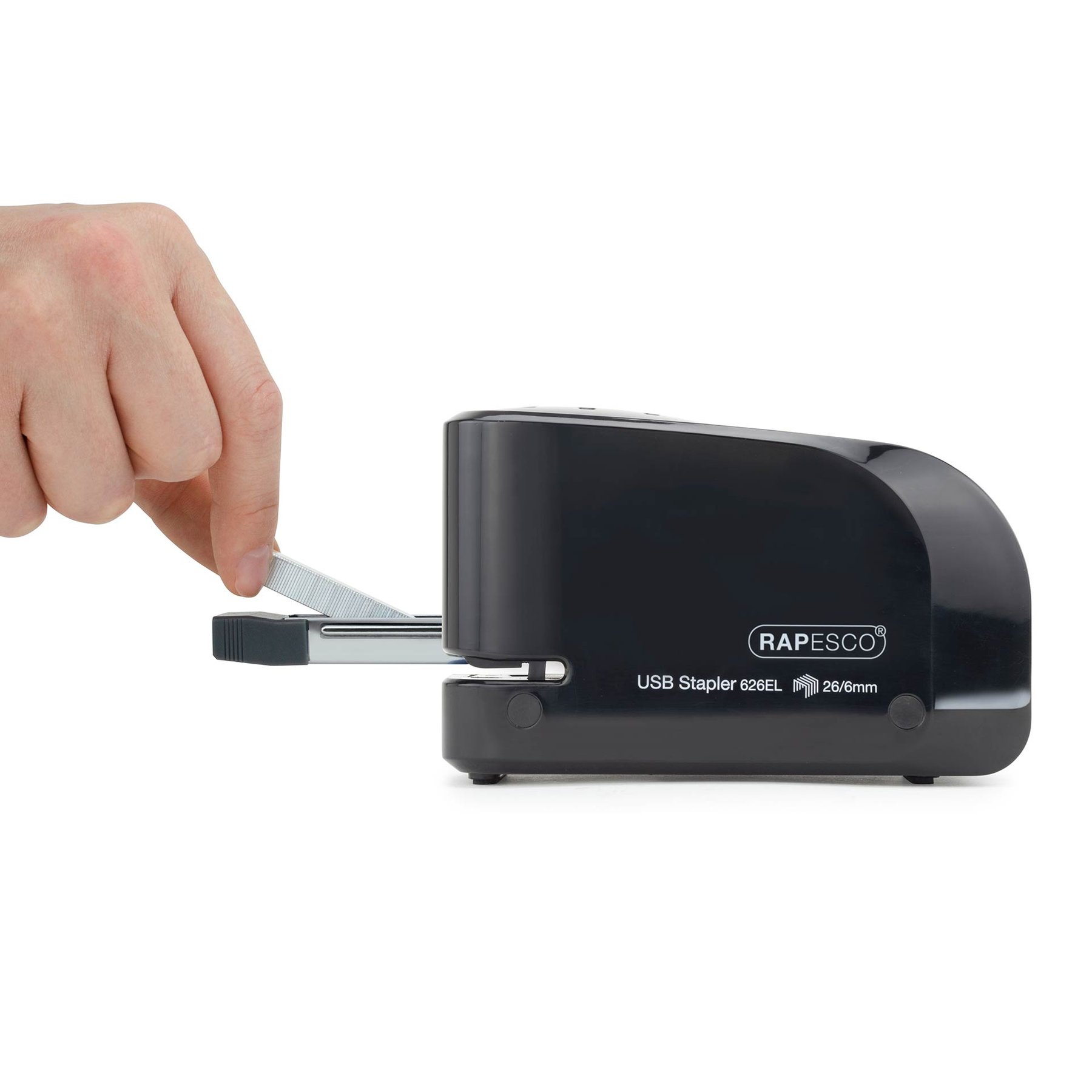 Rapesco Телбод 626EL, електрически, 26/6, за 15 листа, черен - Image 4