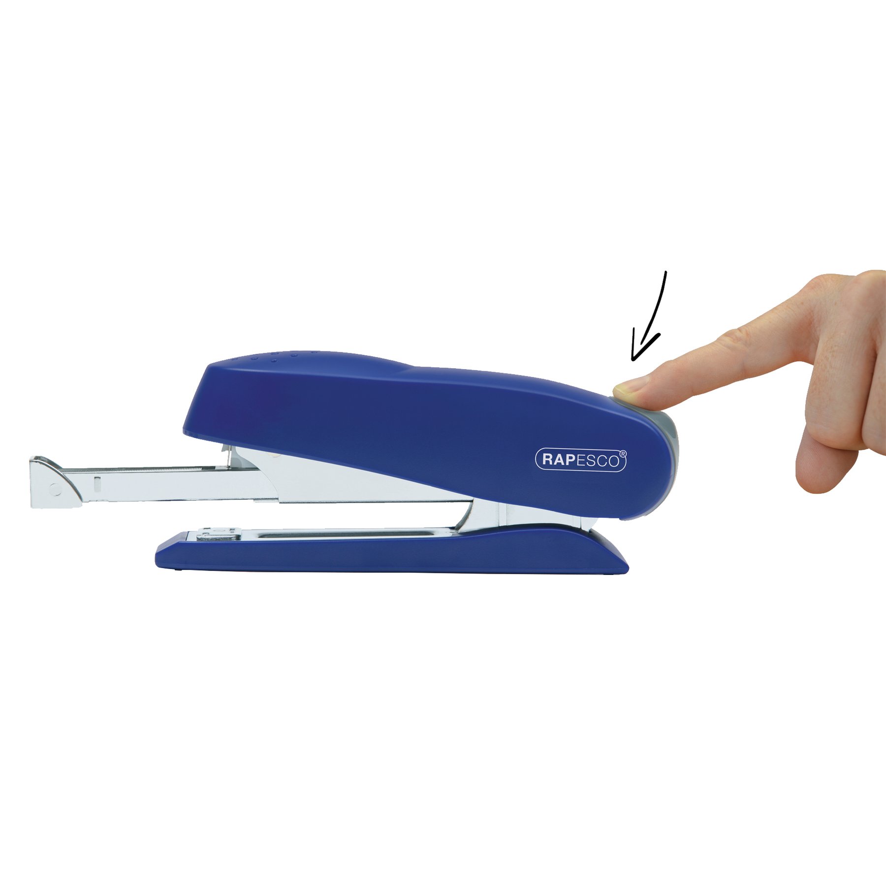 Rapesco Телбод Luna, 24/6 или 24/8, за 20 или 50 листа, син - Image 2