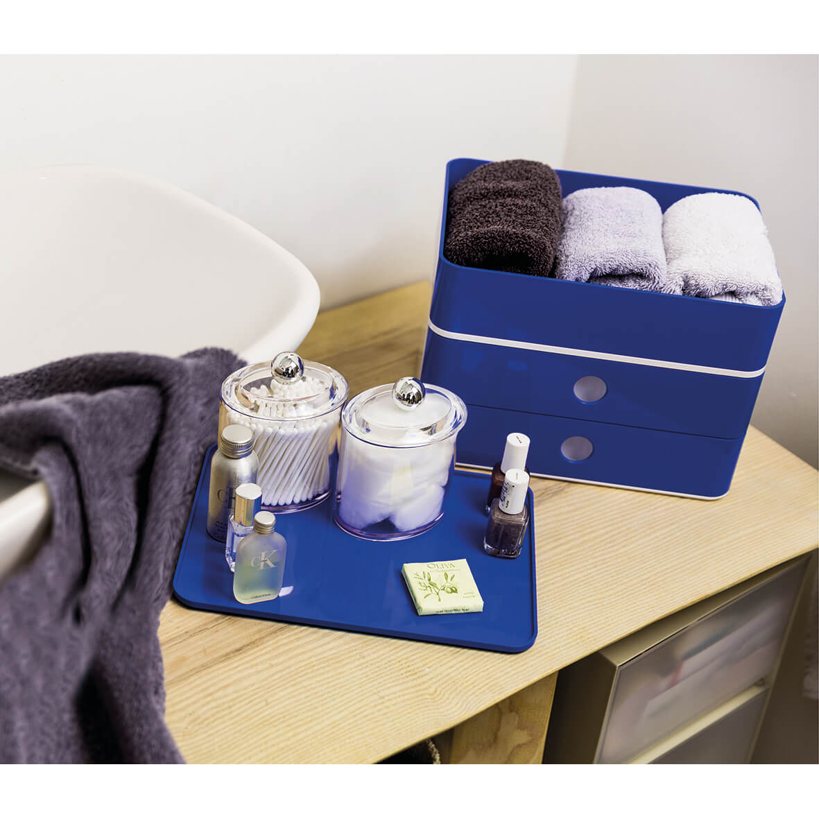 HAN Бокс Allison Smart-Box Plus, с 2 чекмеджета и органайзер, син - Image 6