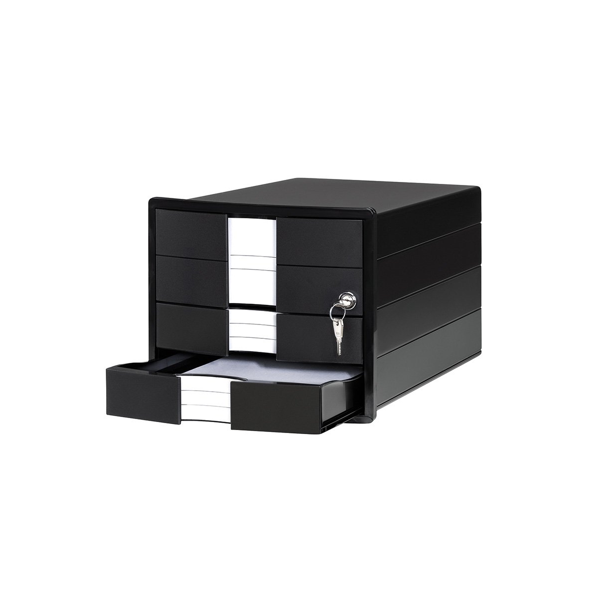 HAN Бокс Impuls, с 3 чекмеджета и заключване, черен - Image 2