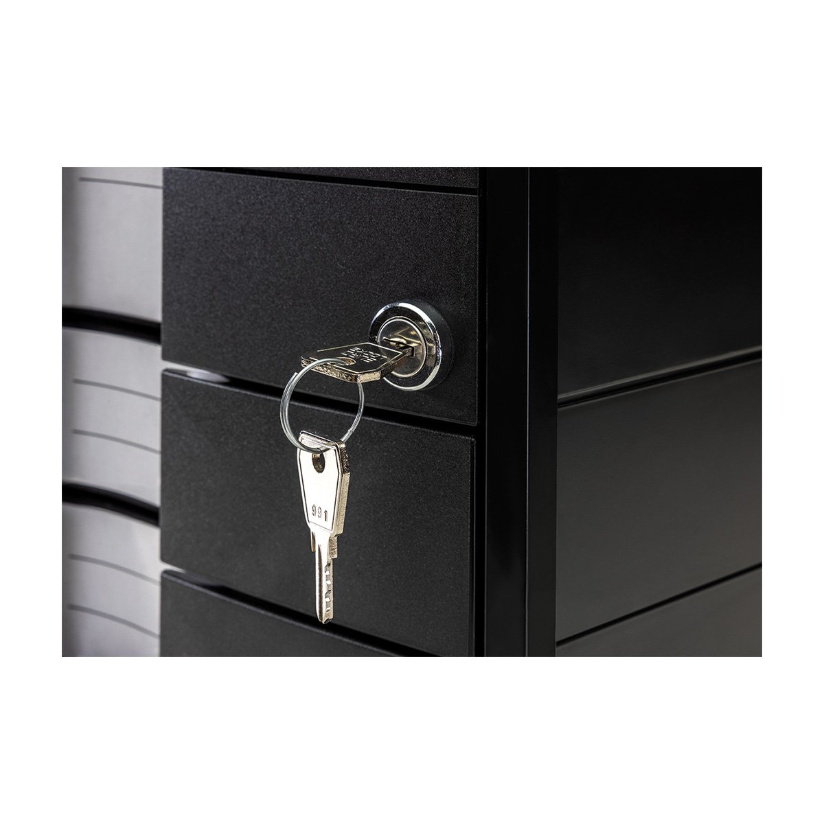 HAN Бокс Impuls, с 3 чекмеджета и заключване, черен - Image 4