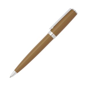 Hugo Boss Химикалка Gear Icon, в кутия, бежова