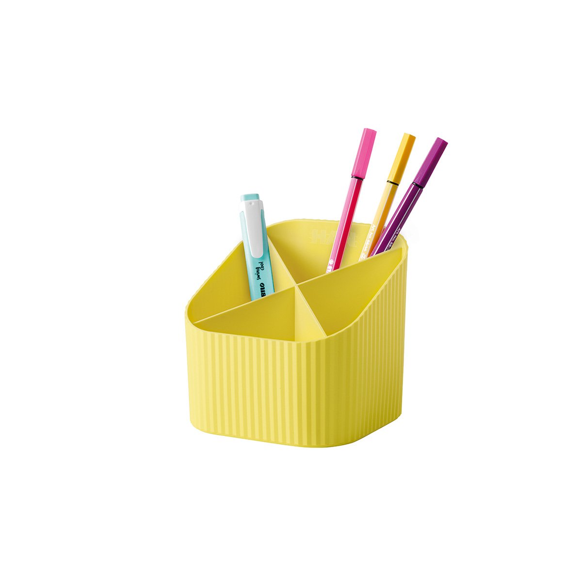 HAN Органайзер бюро Re-Loop, с 4 отделения, жълт - Image 4