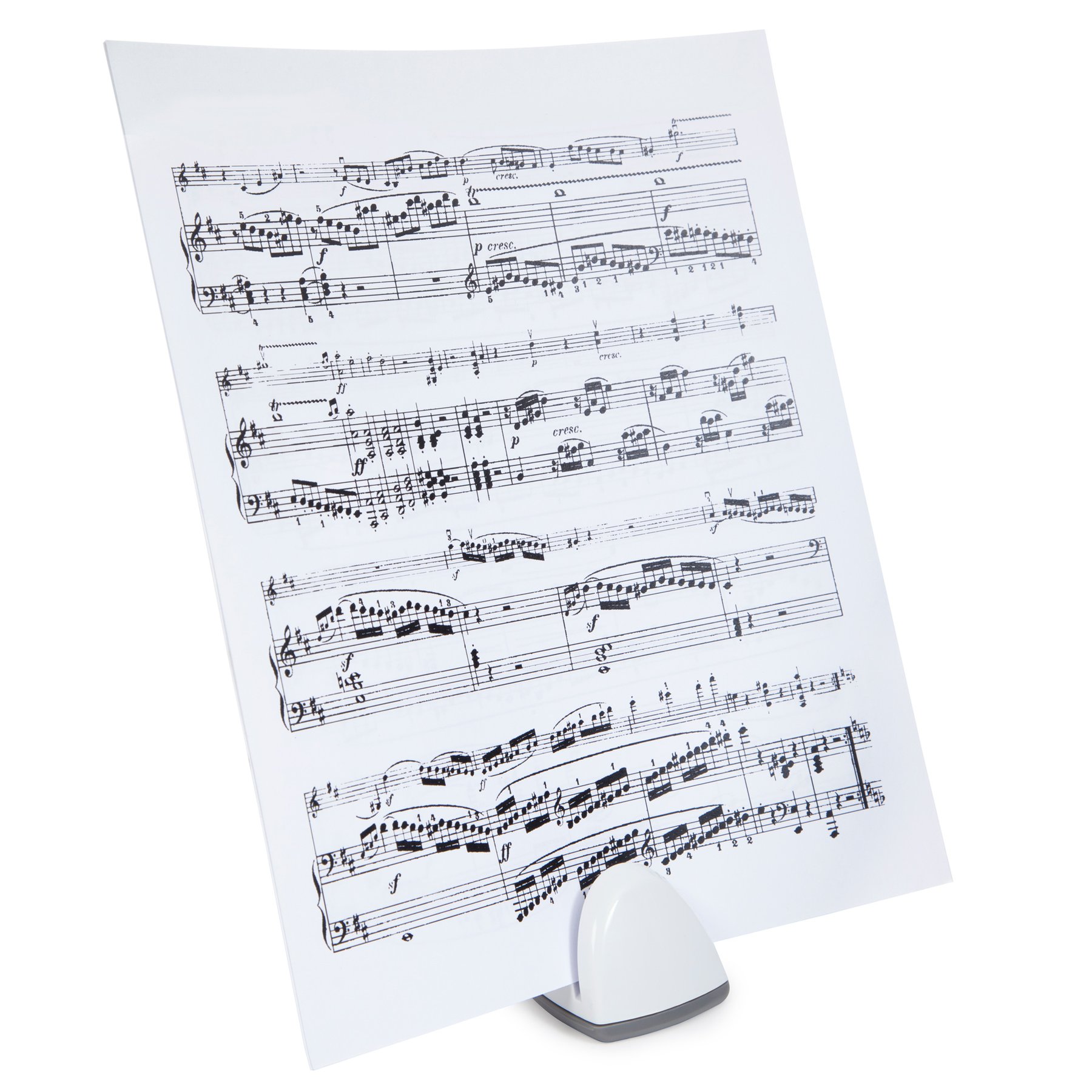 Rapesco Поставка за листи, с вграден антителбод, бяла - Image 3