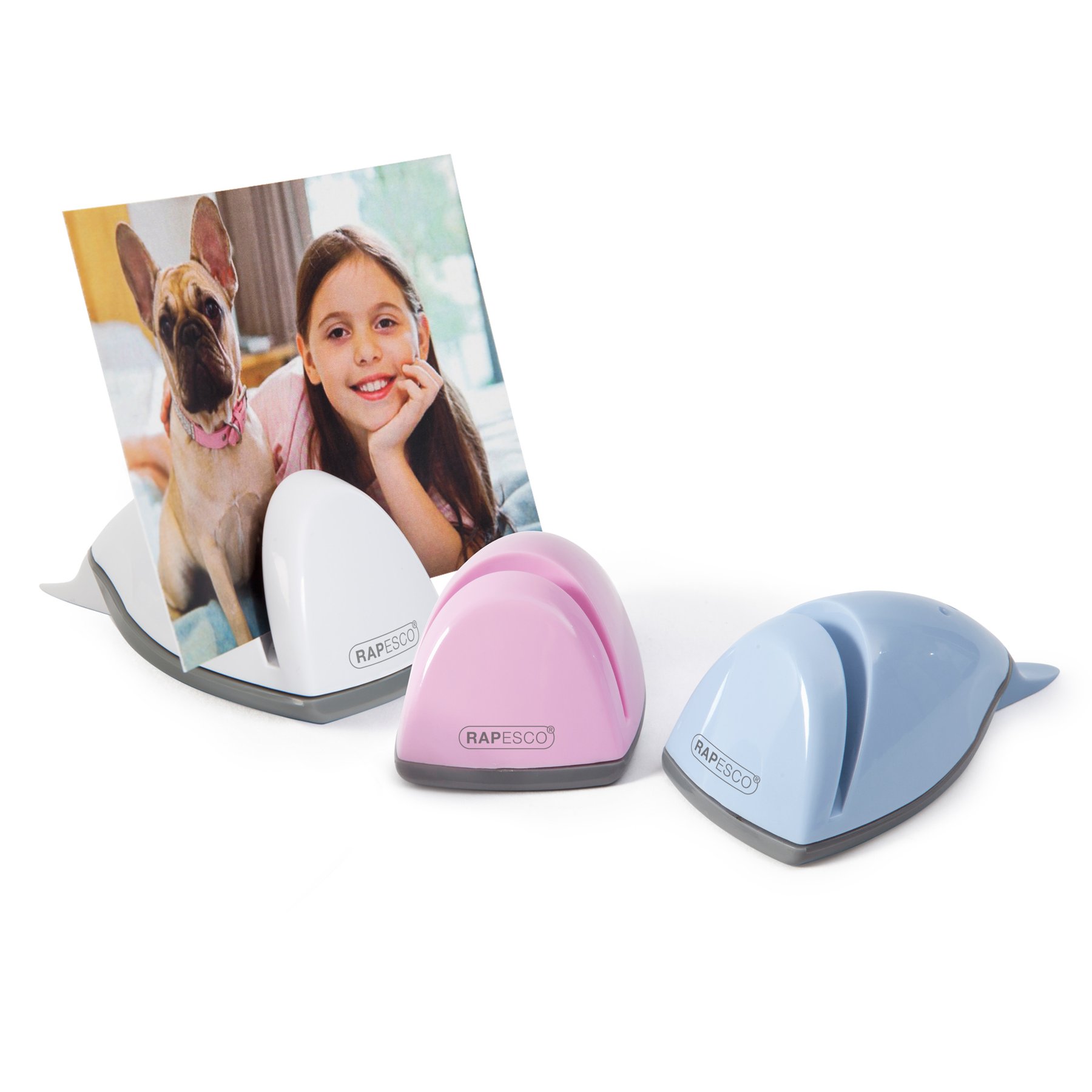 Rapesco Поставка за листи, с вграден антителбод, бяла - Image 4