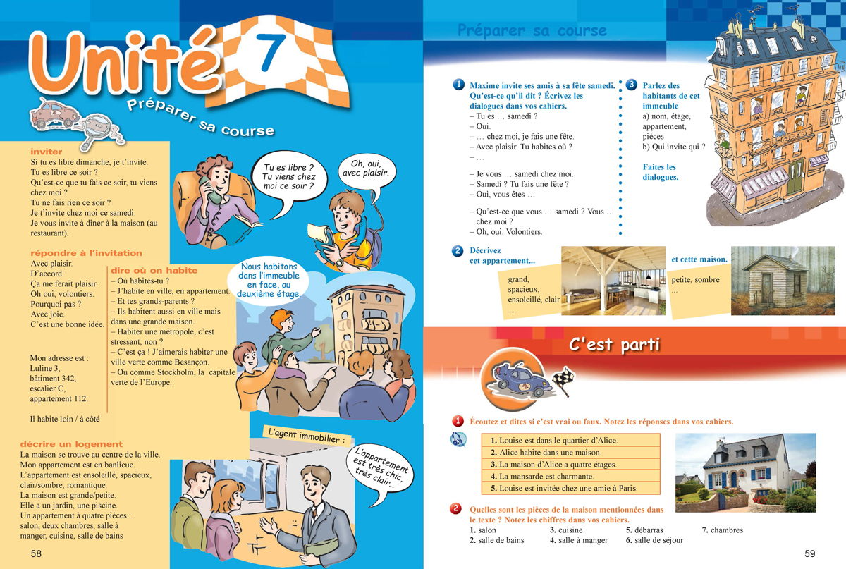 Rallye 1 A1. Учебник по френски език за 8. клас, интензивно и разширено изучаване - Image 7