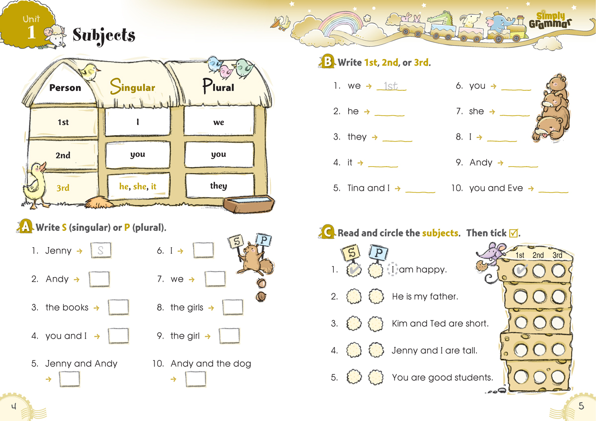 SIMPLY GRAMMAR, Английска граматика с упражнения за 3. клас - Image 3