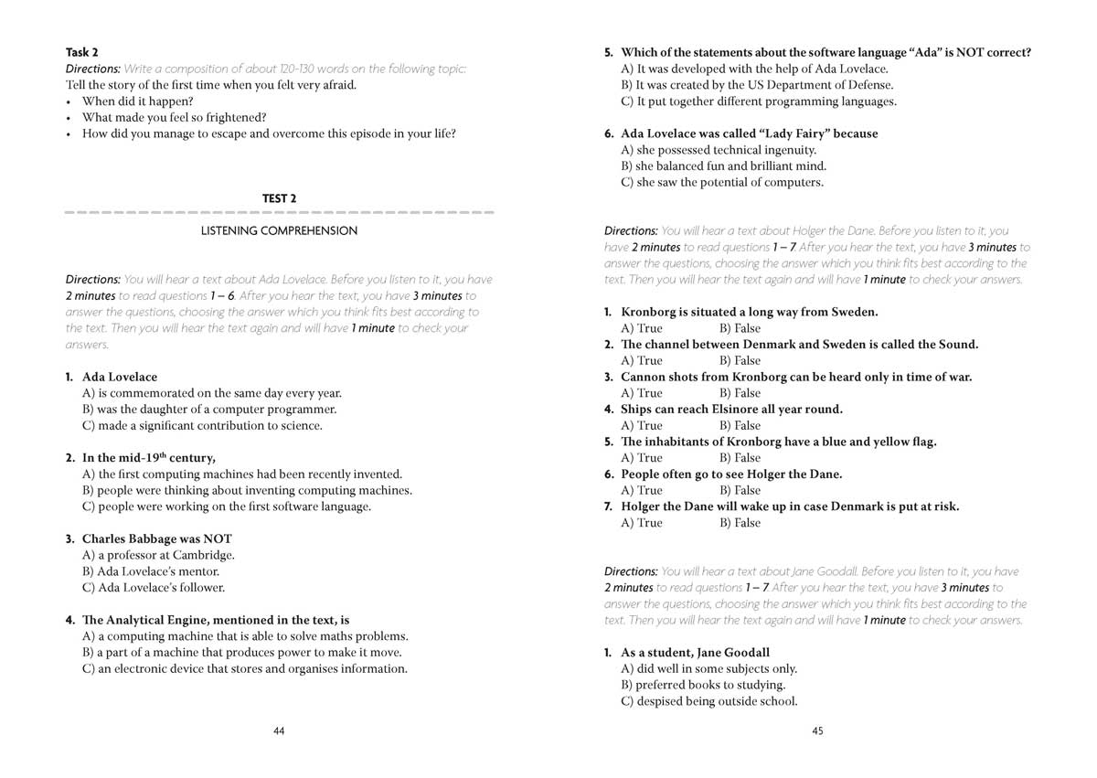 Английски език, CEF B1. Упражнения и тестове за Държавен зрелостен изпит, общообразователна и профилирана подготовка - Image 7