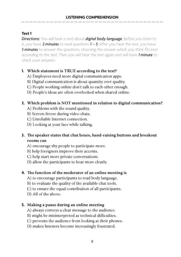 Английски език, CEF B2. Упражнения и тестове за Държавен зрелостен изпит, профилирана подготовка - Image 3