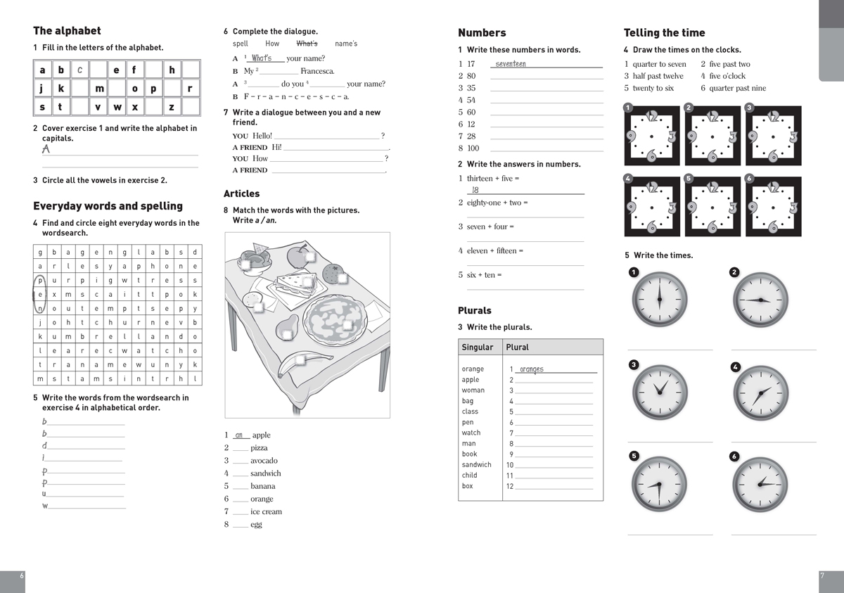 For Real A1. Учебна тетрадка по английски език за 8. клас, интензивно и разширено изучаване - Image 4