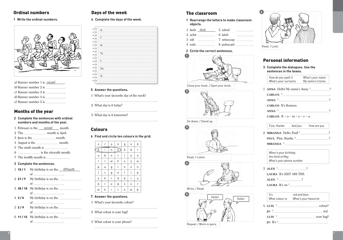 For Real A1. Учебна тетрадка по английски език за 8. клас, интензивно и разширено изучаване - Image 5