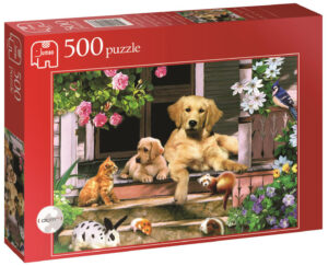 Пъзел Jumbo от 500 части - Парти на верандата