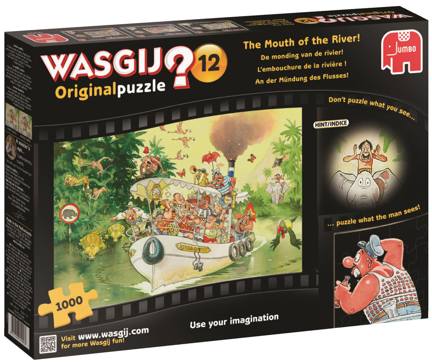 Пъзел-загадка Jumbo от 1000 части - Устието на реката